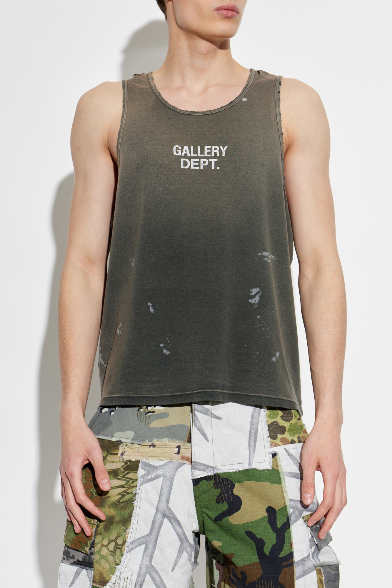 GALLERY DEPT. Sleeveless T-shirt with logo | Men's | Vitkac